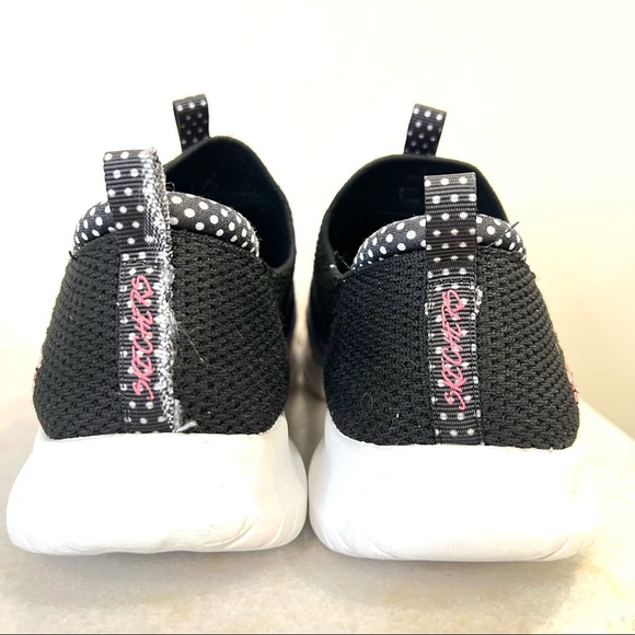 EUC ULTRA FLEX BRIGHTFUL DAY Rainbow SLIPON Knit SNEAKER Running Shoe Girls Kids - Picture 6 of 7